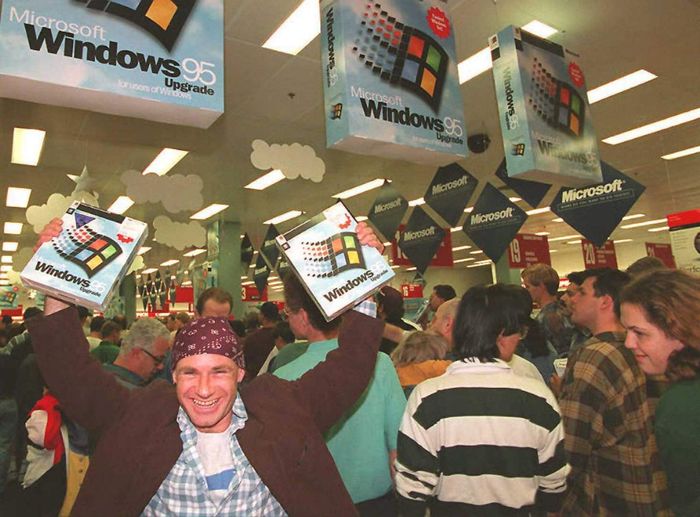Windows 95-ის გაყიდვების პირველი დღე